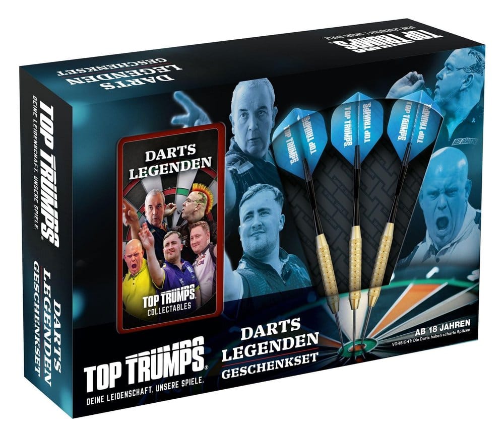 Darts Top Trumps Geschenkset mit Pfeilen *Deutsche Version* Image 1