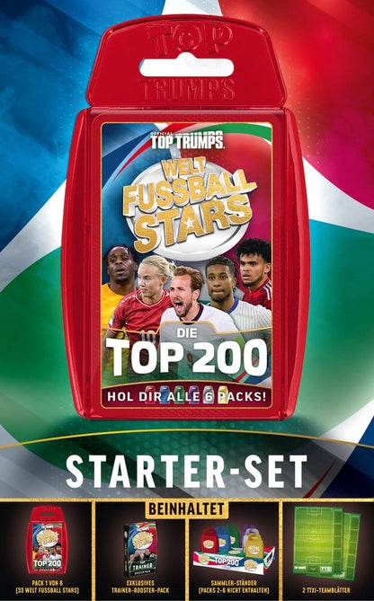 Weltfussballstars Kartenspiel 200 Starter Pack *Deutsche Version* Image 1