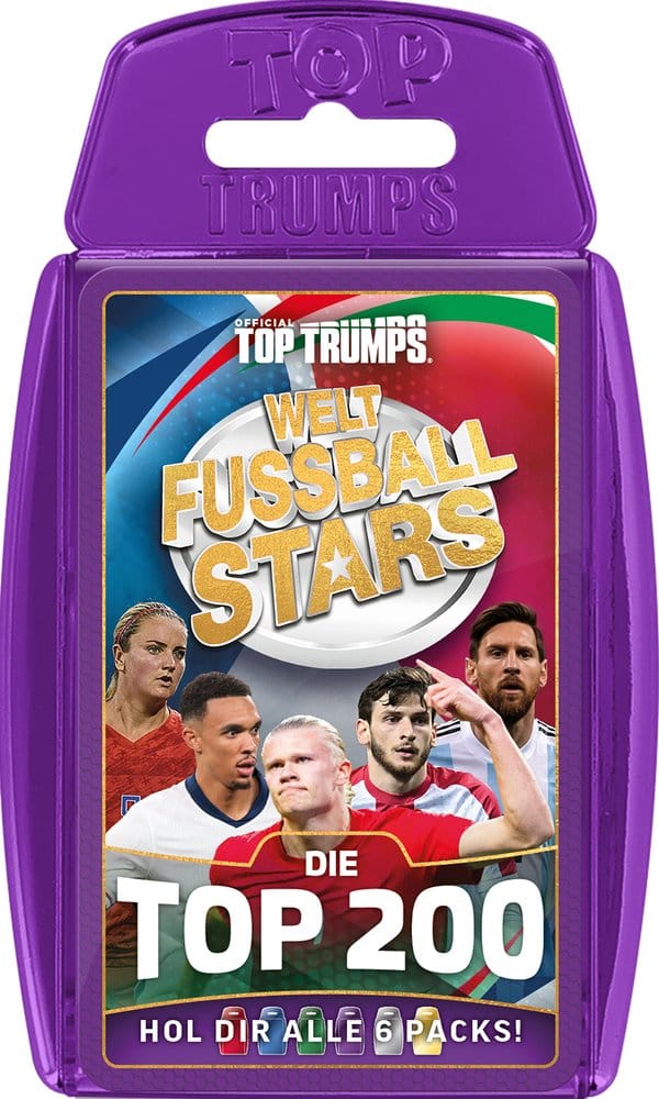 Weltfussballstars Kartenspiel 200 Pack 4 *Deutsche Version* Image 1