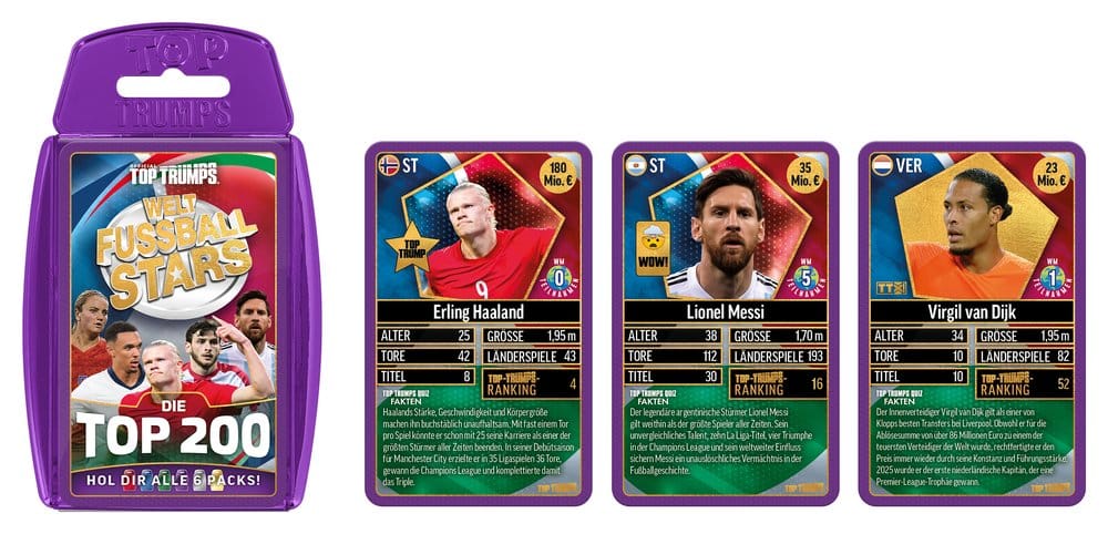 Weltfussballstars Kartenspiel 200 Pack 4 *Deutsche Version* Image 8