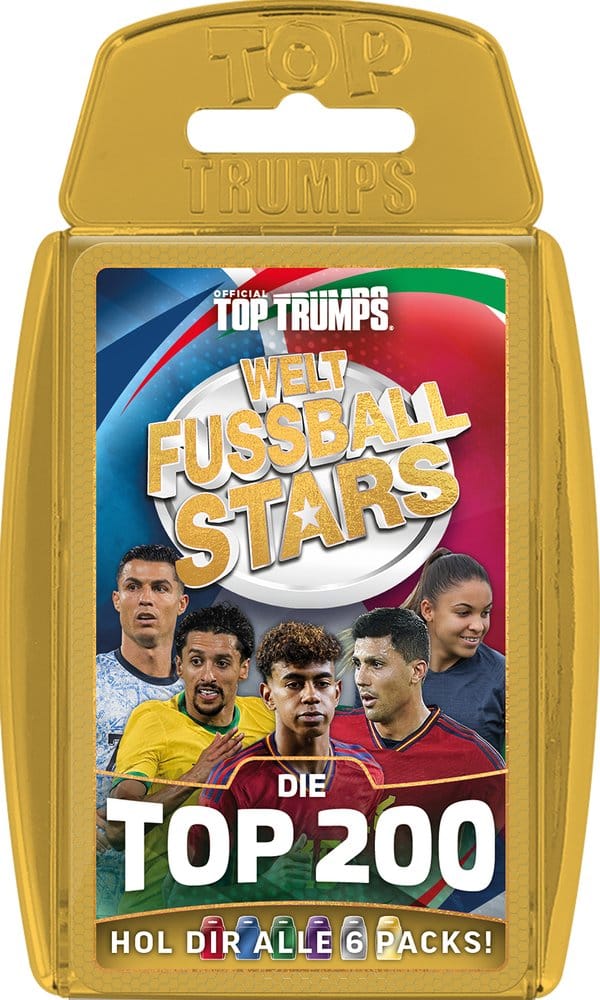 Weltfussballstars Kartenspiel 200 Pack 6 *Deutsche Version* Image 1