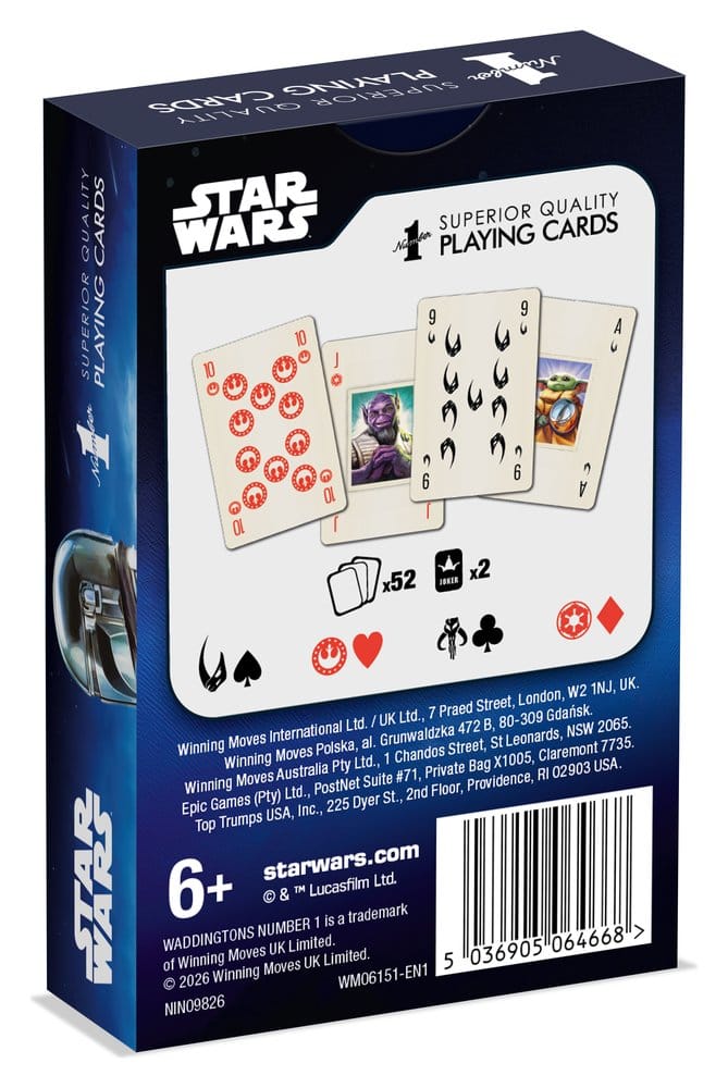 Star Wars Spielkarten The Mandalorian and Grogu *Englische Version* Image 5