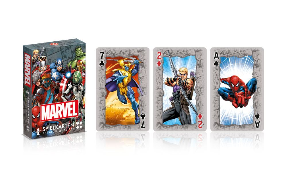 Marvel Universe Number 1 Spielkarten Image 1