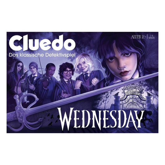 Wednesday Brettspiel Cluedo *Deutsche Version* Image 1