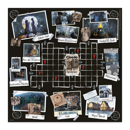 Wednesday Brettspiel Cluedo *Deutsche Version* Image 2