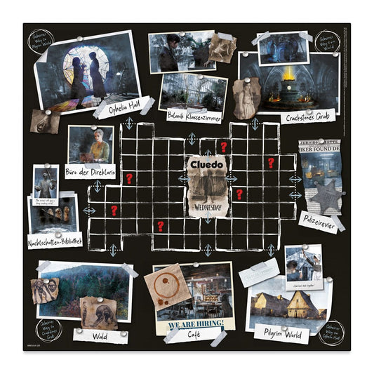 Wednesday Brettspiel Cluedo *Deutsche Version* Image 2