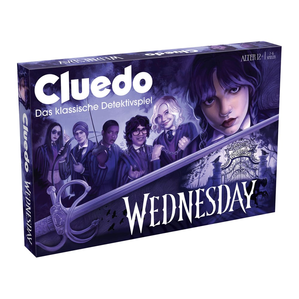 Wednesday Brettspiel Cluedo *Deutsche Version* Image 3