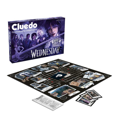 Wednesday Brettspiel Cluedo *Deutsche Version* Image 7