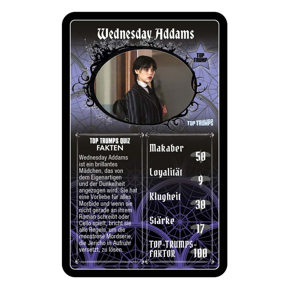 Wednesday Kartenspiel Top Trumps *Deutsche Version* Image 2