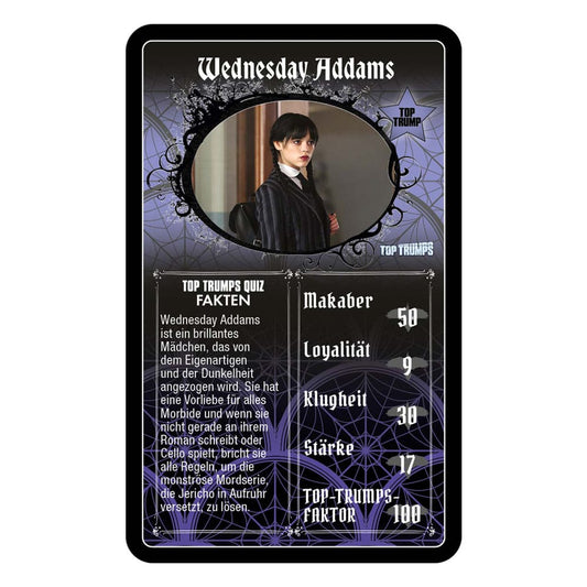 Wednesday Kartenspiel Top Trumps *Deutsche Version* Image 2