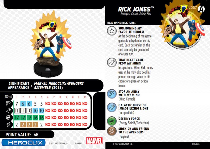 Marvel HeroClix: Avengers Forever Play at Home Kit Image 4