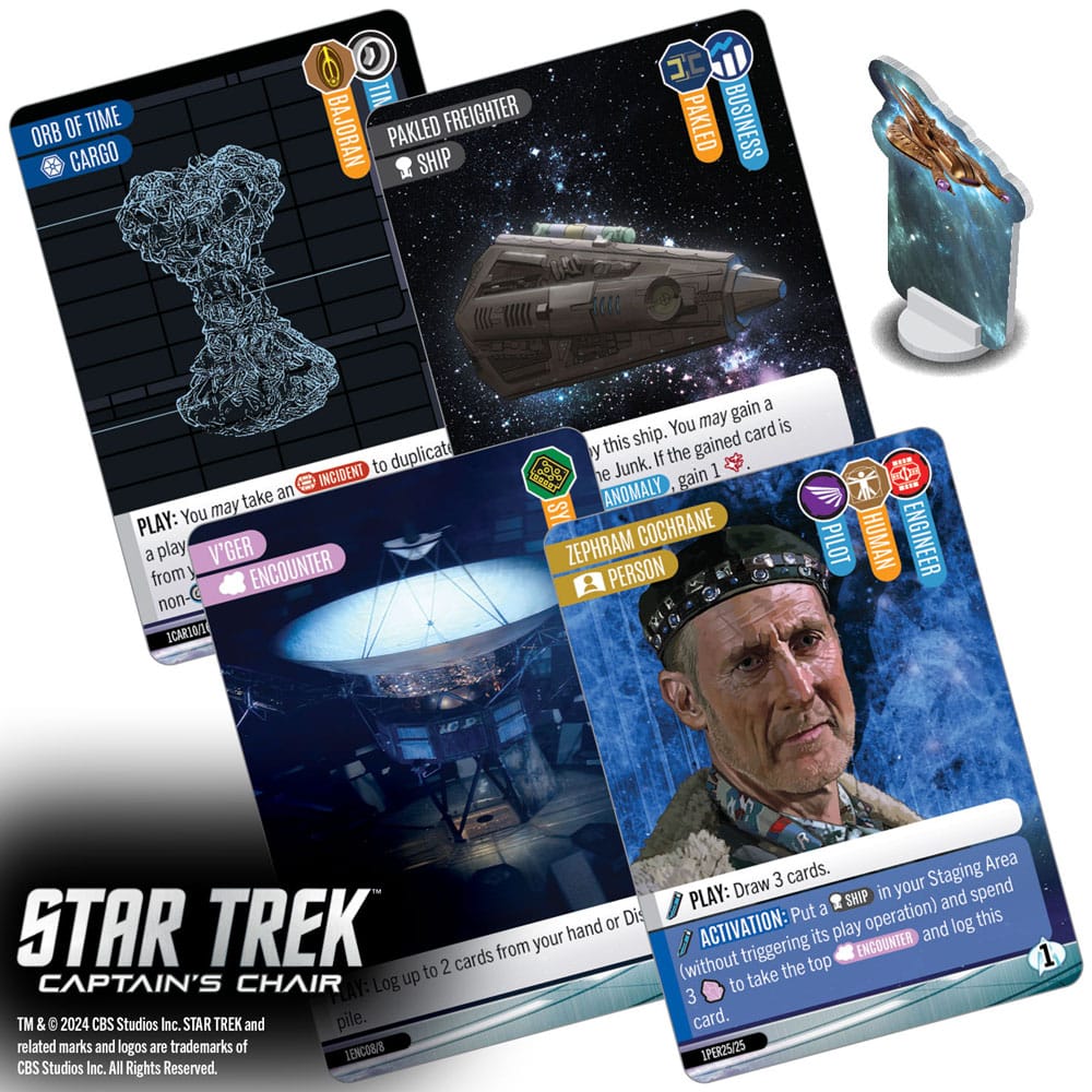 Star Trek: Captain's Chair Kartenspiel *Englische Version* Image 3