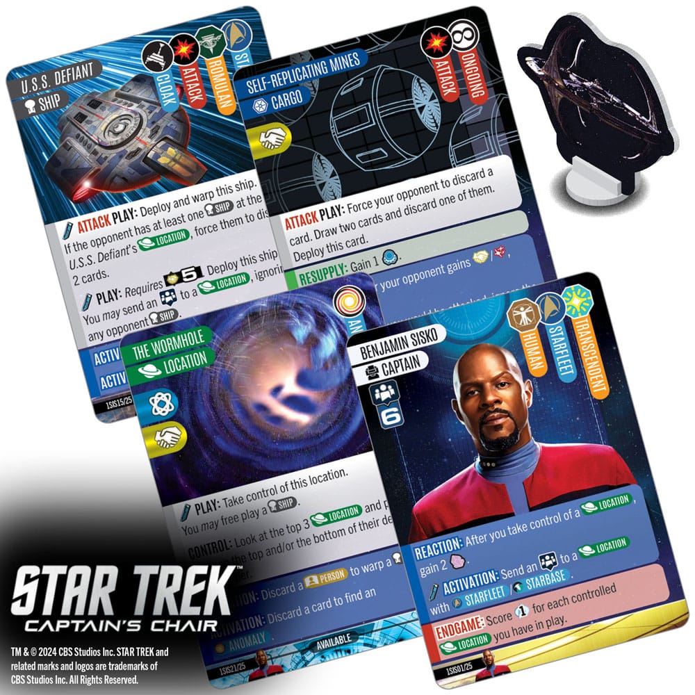 Star Trek: Captain's Chair Kartenspiel *Englische Version* Image 5