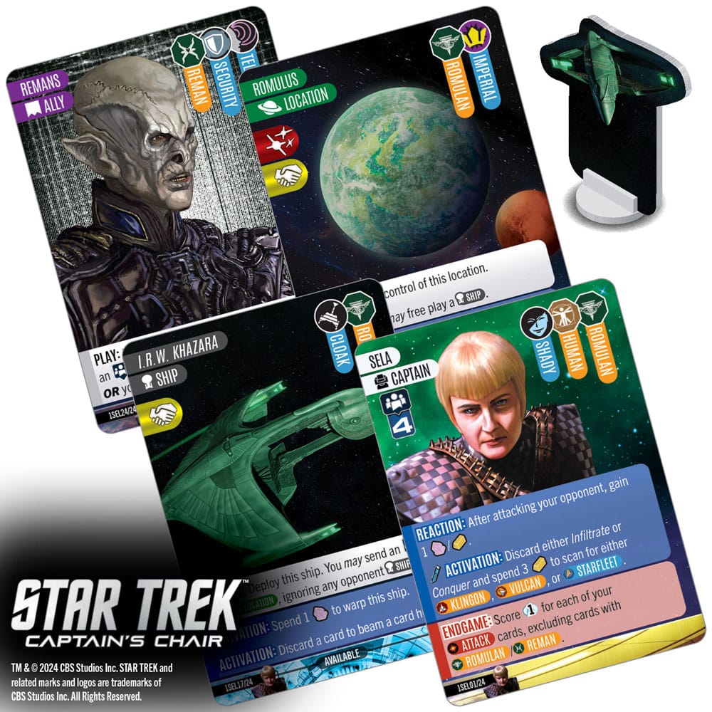 Star Trek: Captain's Chair Kartenspiel *Englische Version* Image 7