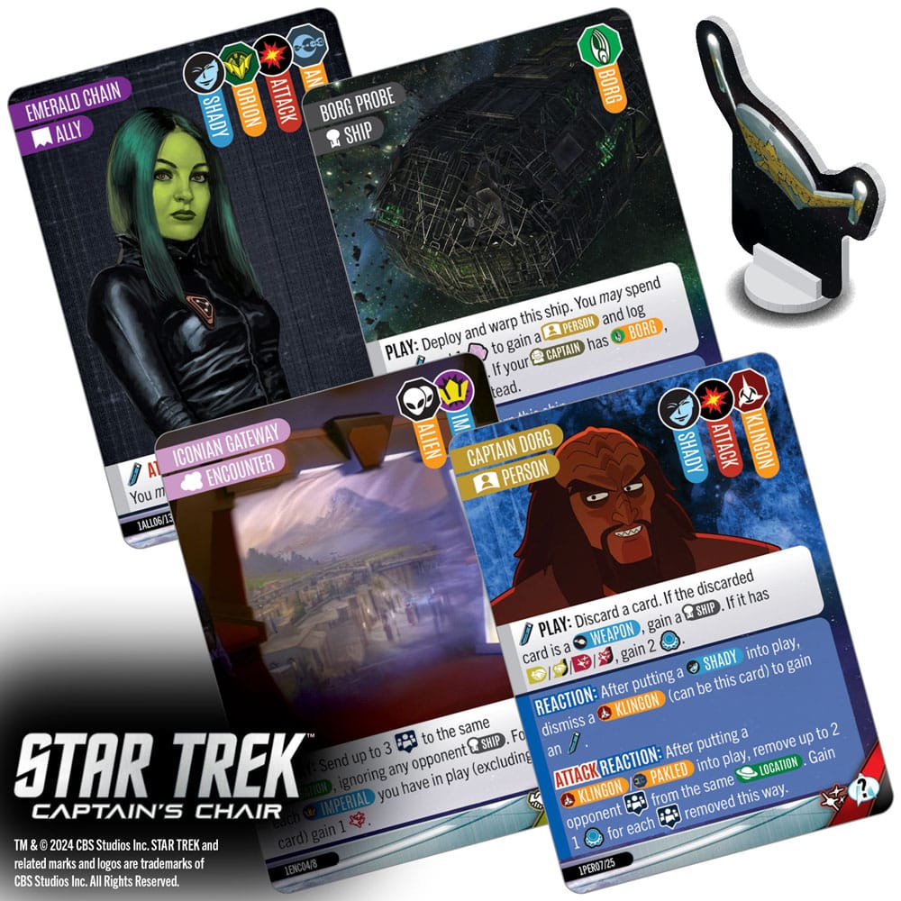 Star Trek: Captain's Chair Kartenspiel *Englische Version* Image 11