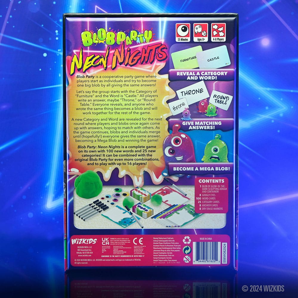 Blob Party Brettspiel Neon Nights *Englische Version* Image 3