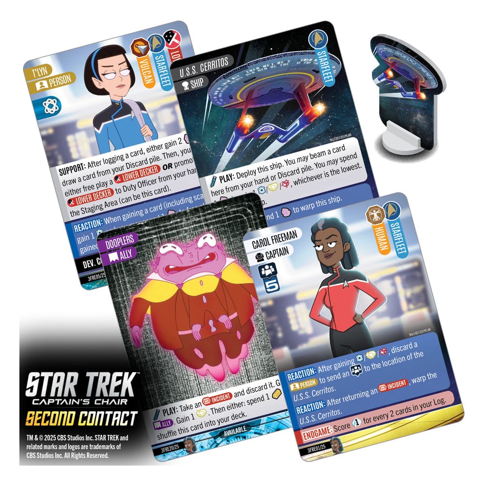 Star Trek: Captain's Chair Kartenspiel Second Contact *Englische Version* Image 2