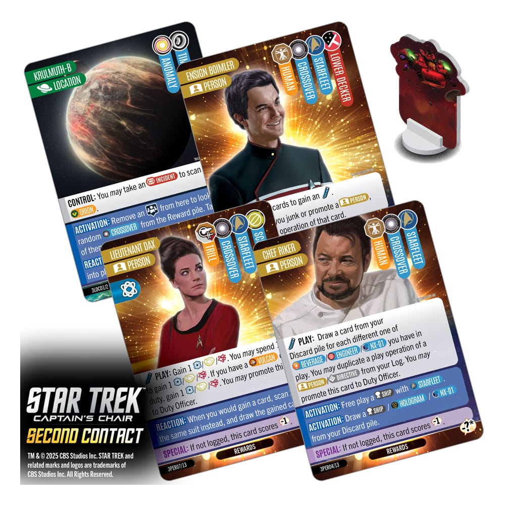 Star Trek: Captain's Chair Kartenspiel Second Contact *Englische Version* Image 4