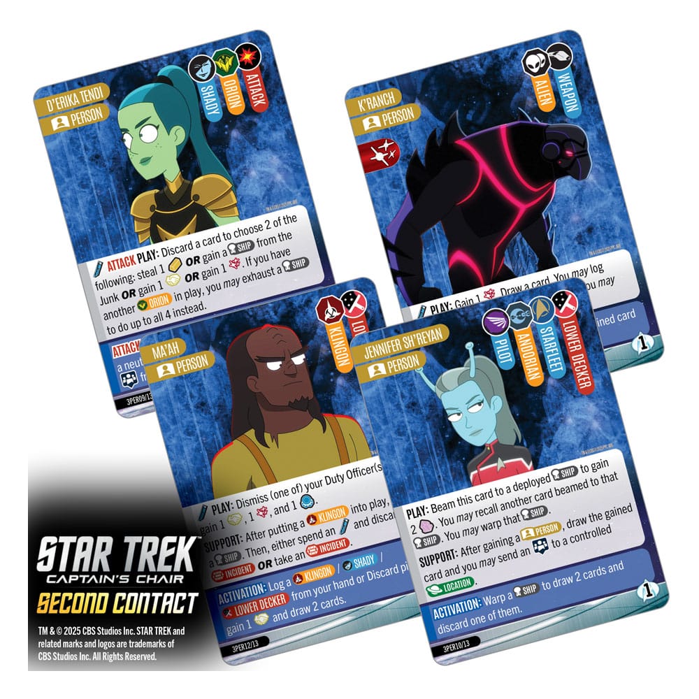 Star Trek: Captain's Chair Kartenspiel Second Contact *Englische Version* Image 5