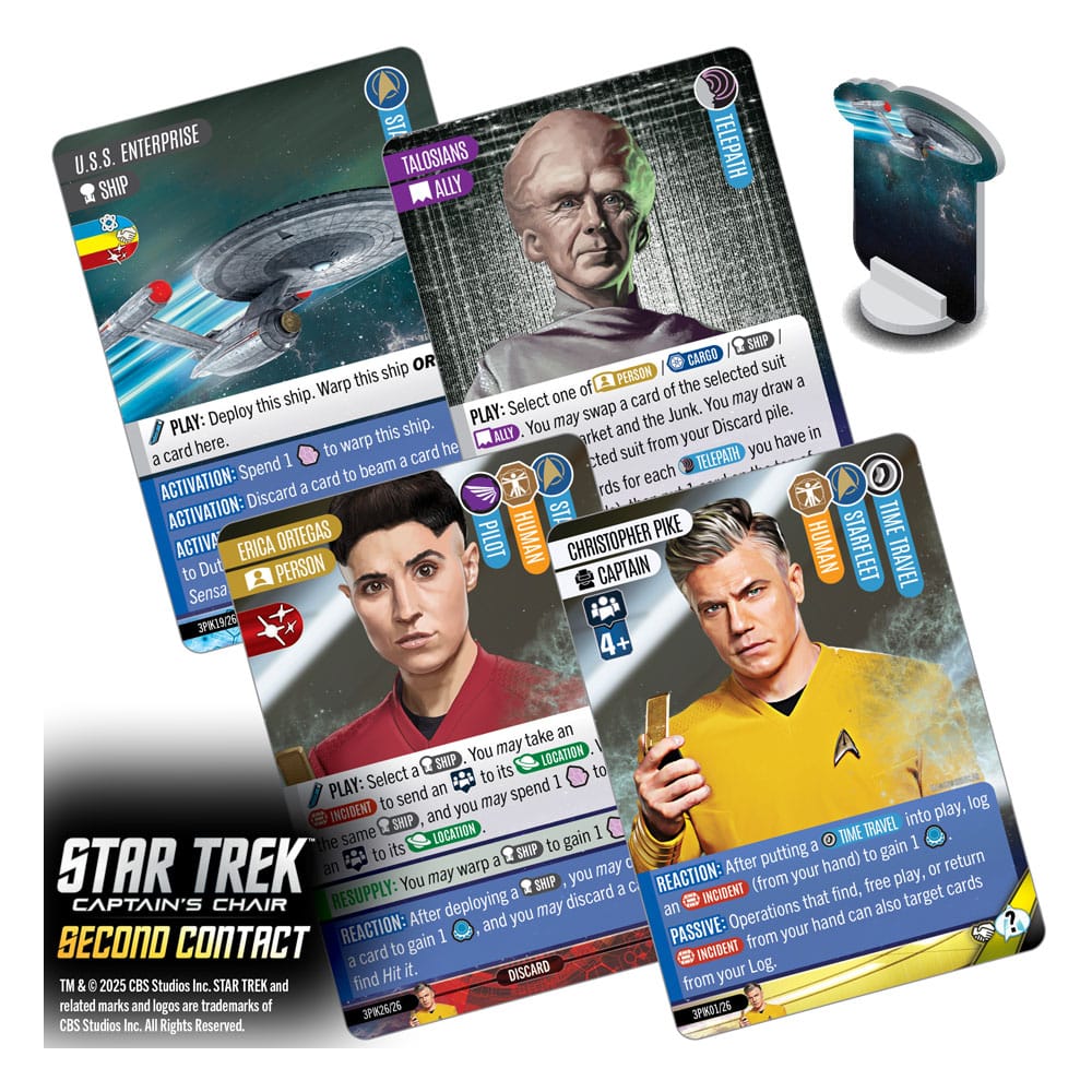 Star Trek: Captain's Chair Kartenspiel Second Contact *Englische Version* Image 6