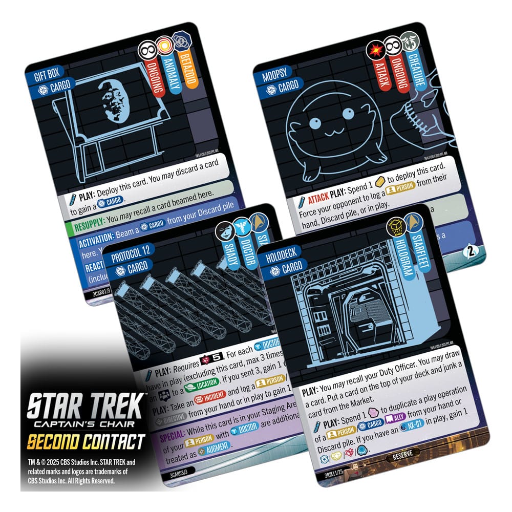 Star Trek: Captain's Chair Kartenspiel Second Contact *Englische Version* Image 7