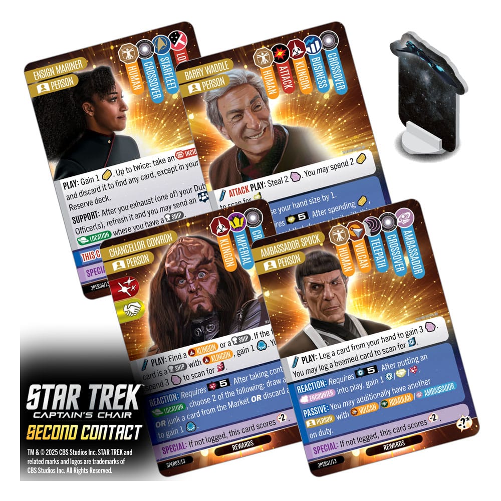 Star Trek: Captain's Chair Kartenspiel Second Contact *Englische Version* Image 8