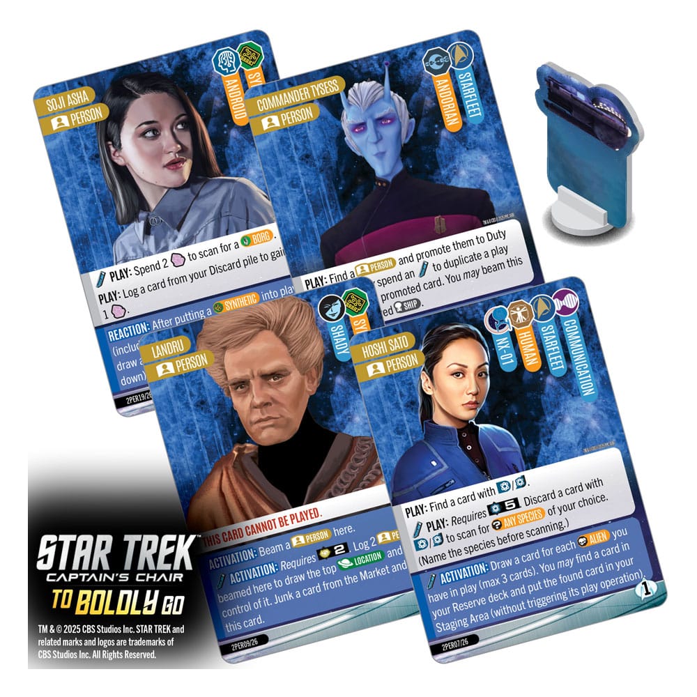 Star Trek: Captain's Chair Kartenspiel To Boldly Go *Englische Version* Image 2