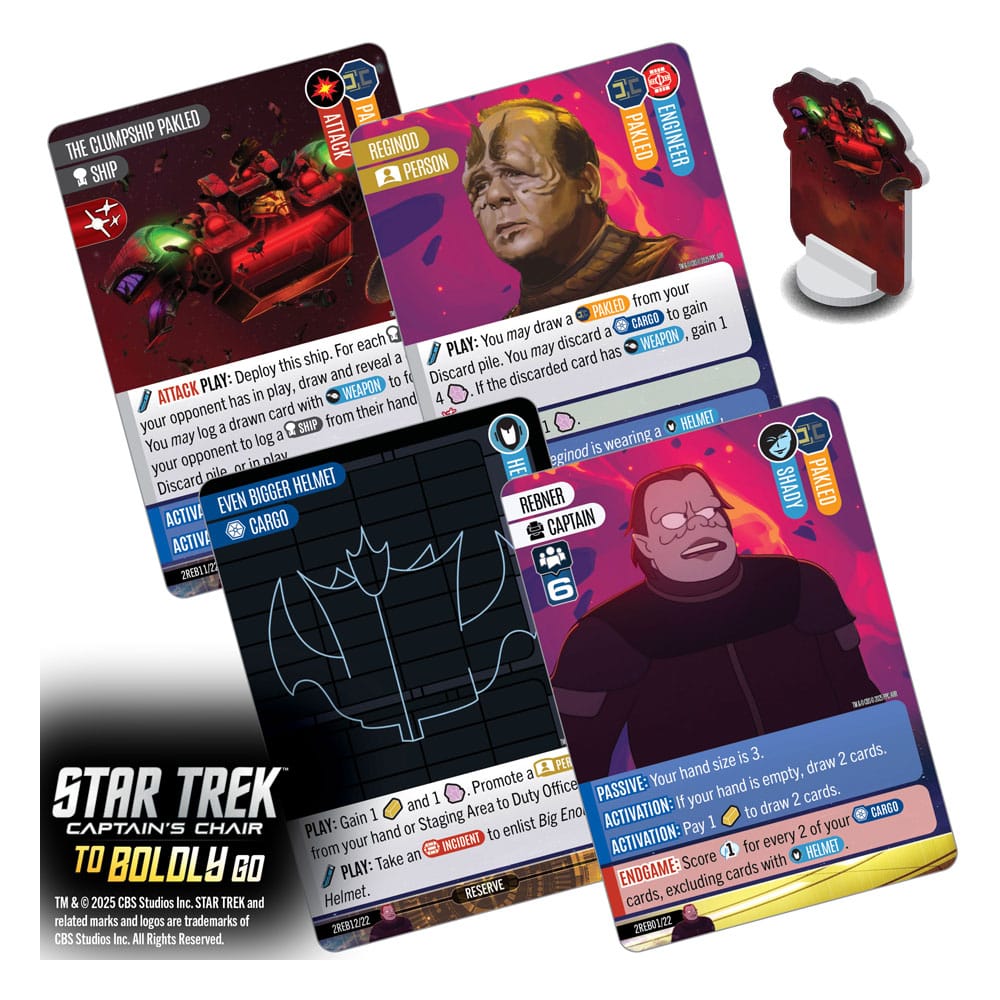 Star Trek: Captain's Chair Kartenspiel To Boldly Go *Englische Version* Image 3
