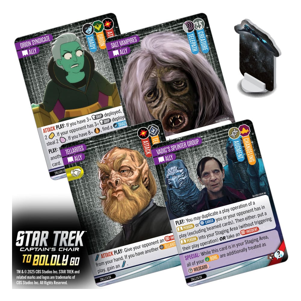 Star Trek: Captain's Chair Kartenspiel To Boldly Go *Englische Version* Image 4