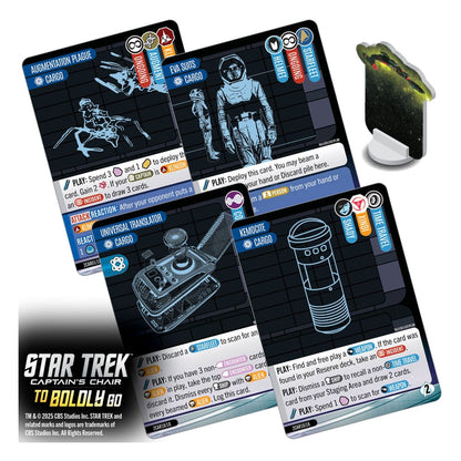 Star Trek: Captain's Chair Kartenspiel To Boldly Go *Englische Version* Image 5