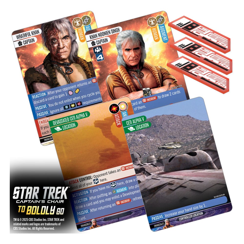 Star Trek: Captain's Chair Kartenspiel To Boldly Go *Englische Version* Image 6