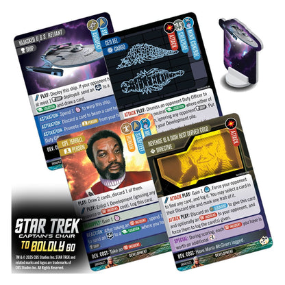 Star Trek: Captain's Chair Kartenspiel To Boldly Go *Englische Version* Image 7