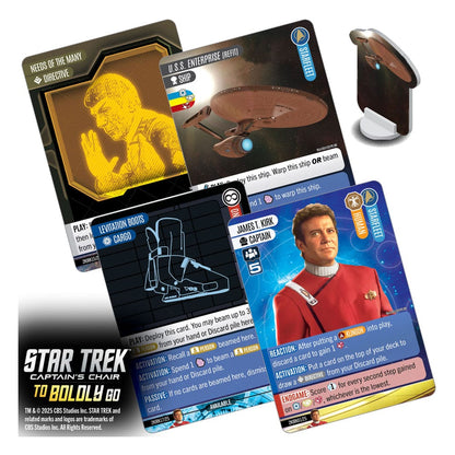 Star Trek: Captain's Chair Kartenspiel To Boldly Go *Englische Version* Image 8