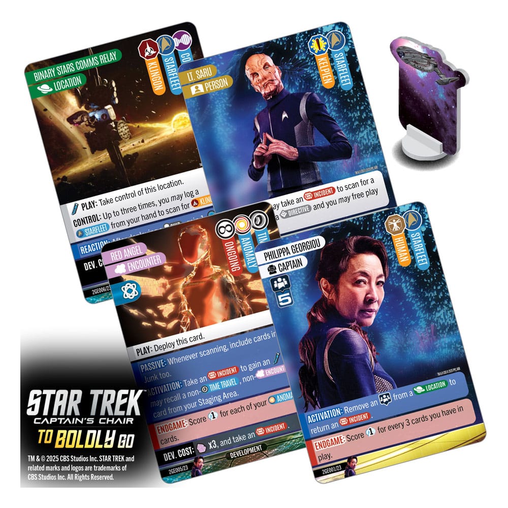 Star Trek: Captain's Chair Kartenspiel To Boldly Go *Englische Version* Image 10