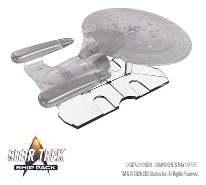 Star Trek Ship Pack Boxed Miniaturen vorbemalt U.S.S. Enterprise - 60th Anniversary Edition 22 cm Image 6