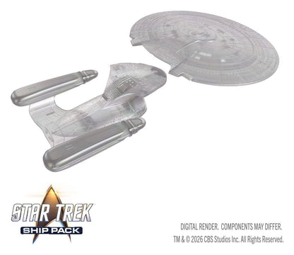 Star Trek Ship Pack Boxed Miniaturen vorbemalt U.S.S. Enterprise - 60th Anniversary Edition 22 cm Image 7