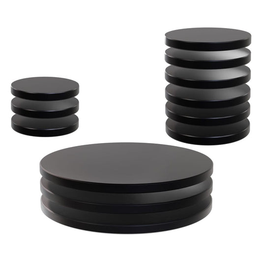 WizKids Deep Cuts Bases für Miniaturen 12er-Pack schwarz Image