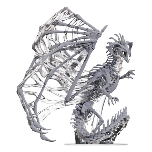 D&D Nolzur's Marvelous Miniatures Miniaturen unbemalt Black Dracolich 30 cm Image 1