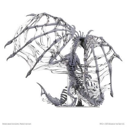 D&D Nolzur's Marvelous Miniatures Miniaturen unbemalt Black Dracolich 30 cm Image 2