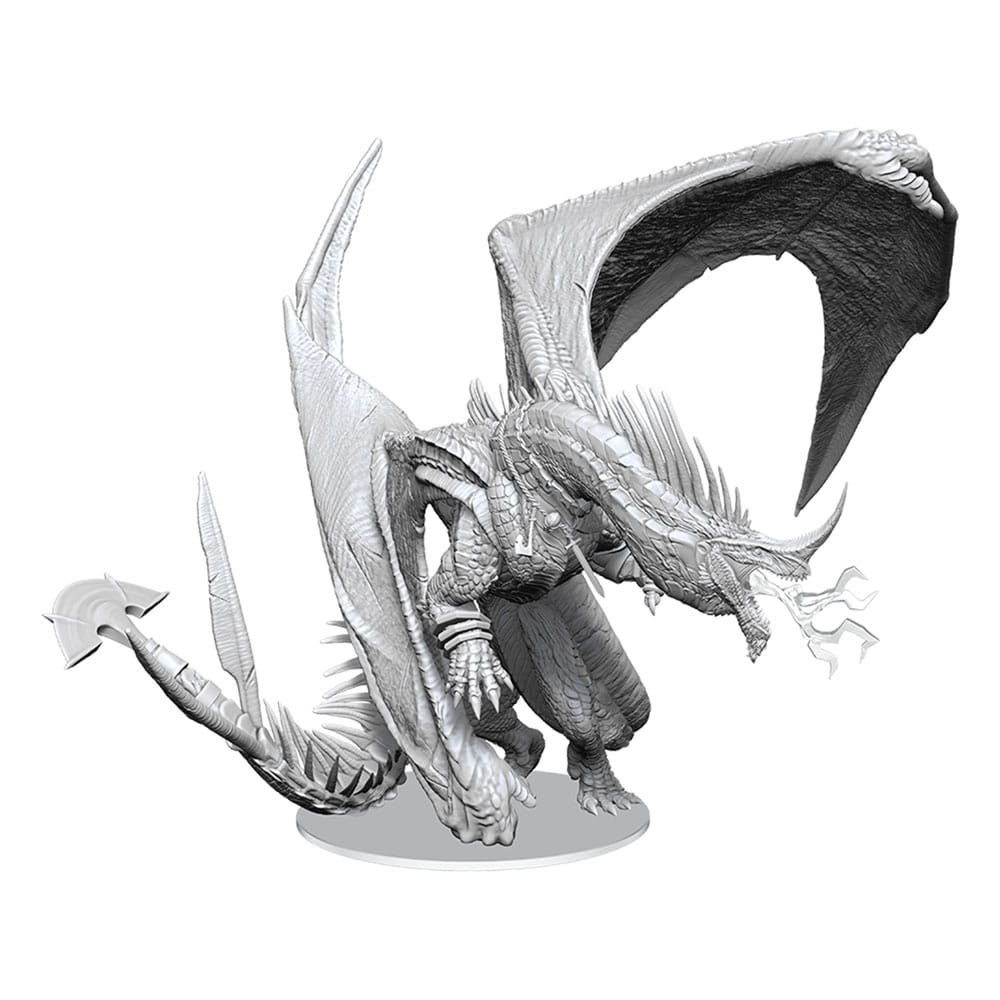 D&D Nolzur's Marvelous Miniatures Miniaturen unbemalt Ancient Blue Dragon 20 cm Image 1