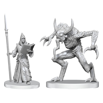 Pathfinder Deep Cuts Miniaturen unbemalt Vloriak (Despoiler Demon) & Demonologist Image 1