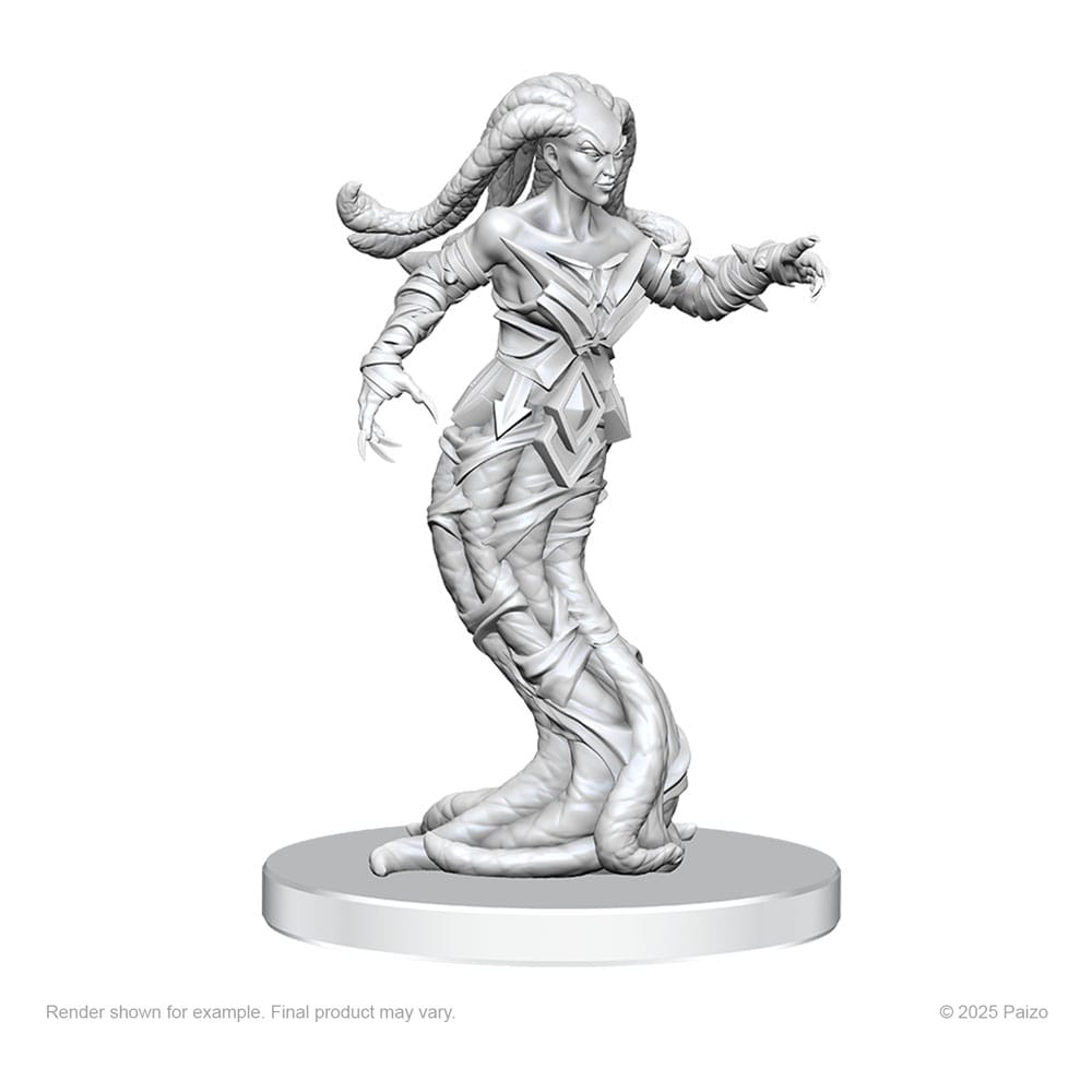 Pathfinder Deep Cuts Miniaturen unbemalt Gylou (Handmaiden Devil) & Ferrugon (Rust Devil) Image 3