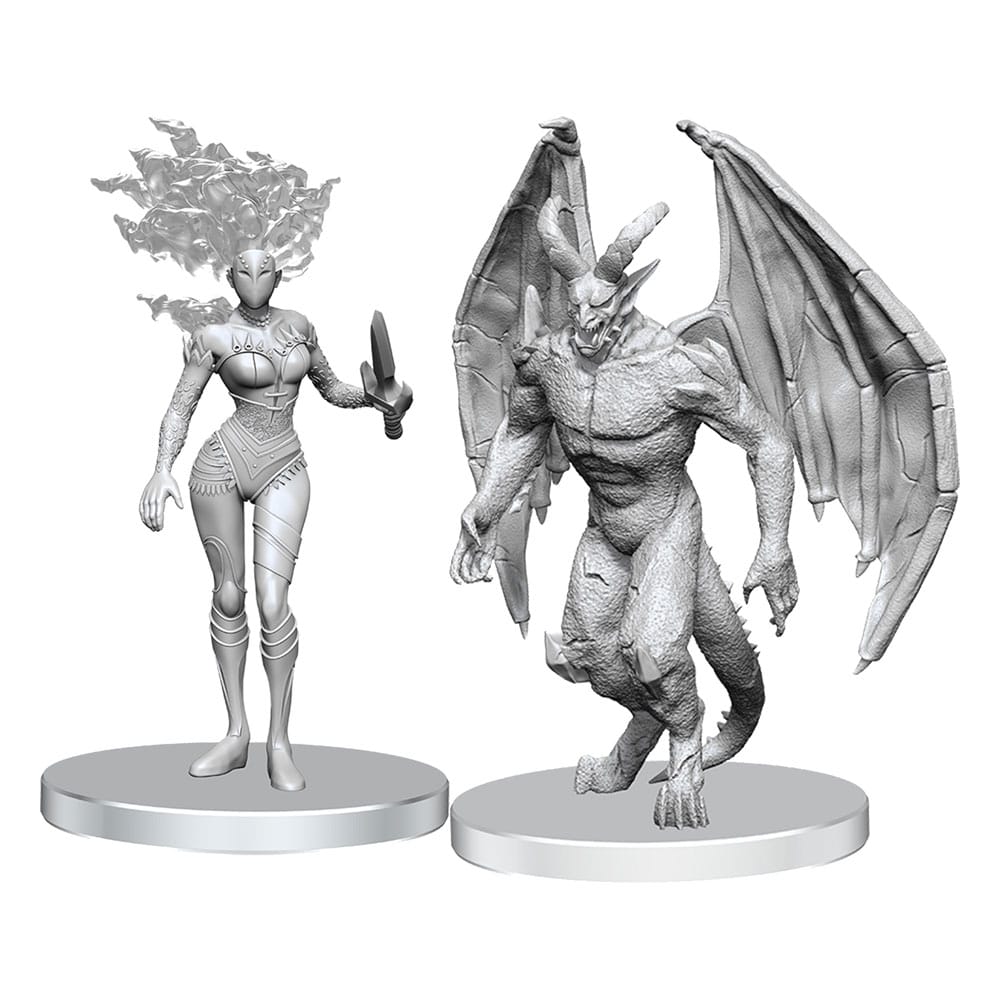 Pathfinder Deep Cuts Miniaturen unbemalt Gargoyle & Shae Image 1