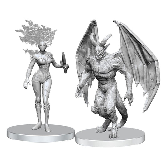 Pathfinder Deep Cuts Miniaturen unbemalt Gargoyle & Shae Image 1