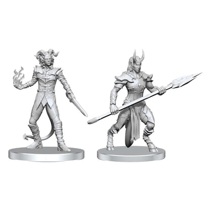 Pathfinder Deep Cuts Miniaturen unbemalt Vordine (Infantry Devil) & Pitborn Rogue Image 1