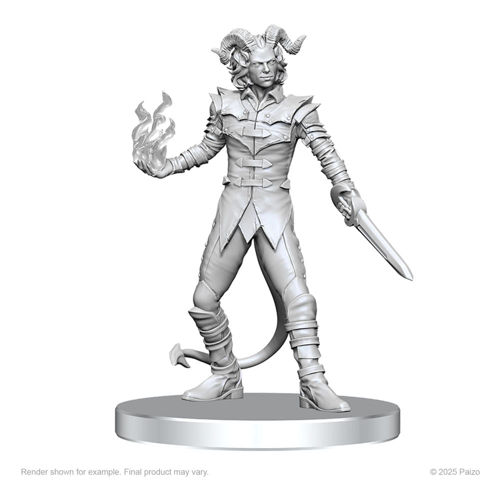 Pathfinder Deep Cuts Miniaturen unbemalt Vordine (Infantry Devil) & Pitborn Rogue Image 2