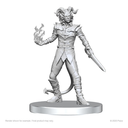 Pathfinder Deep Cuts Miniaturen unbemalt Vordine (Infantry Devil) & Pitborn Rogue Image 2