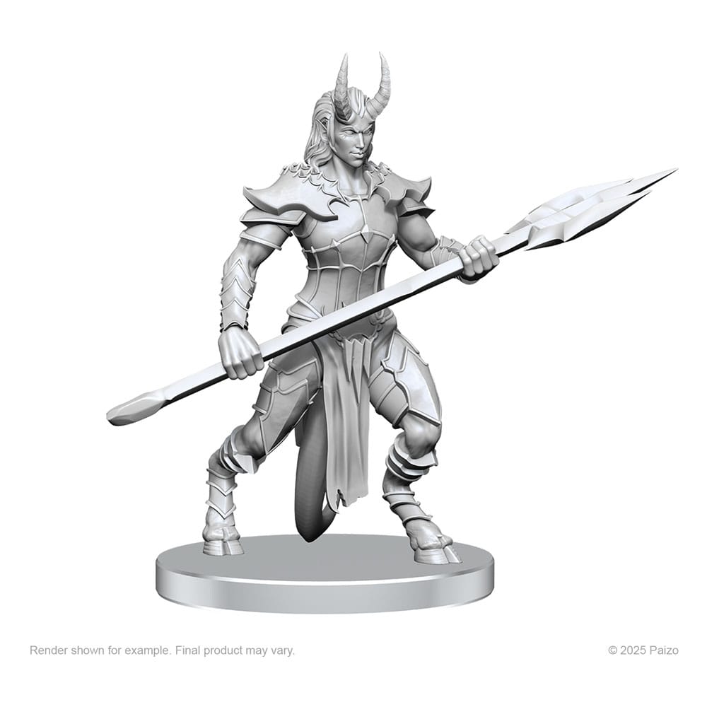 Pathfinder Deep Cuts Miniaturen unbemalt Vordine (Infantry Devil) & Pitborn Rogue Image 3