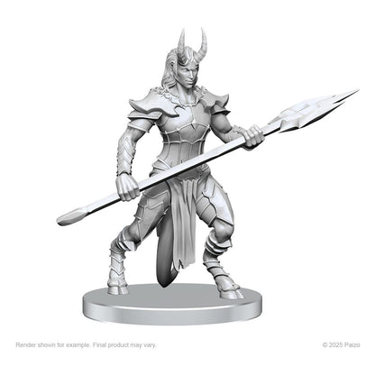 Pathfinder Deep Cuts Miniaturen unbemalt Vordine (Infantry Devil) & Pitborn Rogue Image 3