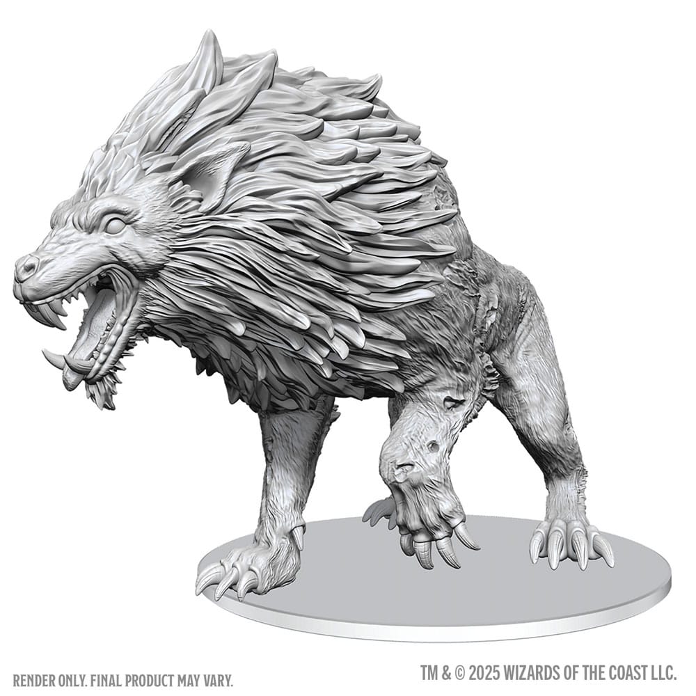 D&D Nolzur's Marvelous Miniatures Miniaturen unbemalt Dire Worg 11 cm Image